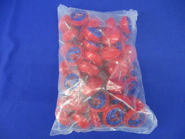 うずまきコブラR2(先行配線用ケーブル吊り具) 赤 50個 MSU-2RL-50