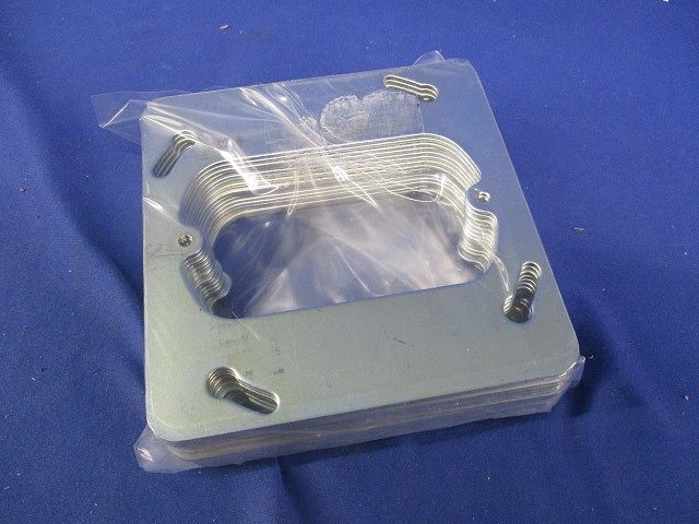 塗装中型四角スイッチカバー1コ用 平カバー(17個入) DS46112