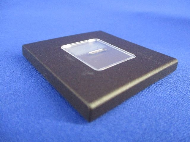 操作板 ダブルマーク付 表示灯付(20個入)(チョコ) WJN-MGD