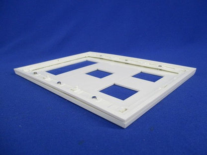 Jワイドスリム スクエアプレート3連用(10個入)(ピュアホワイト)(汚れ有) QWD-313