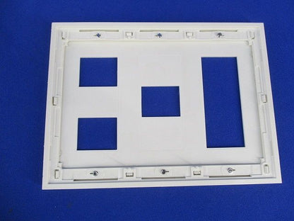 Jワイドスリム スクエアプレート3連用(10個入)(ピュアホワイト)(汚れ有) QWD-313