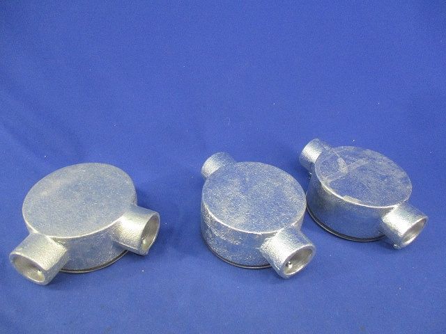 防水ねじなし丸型ボックスセット(亜鉛)(混在3個入) G22