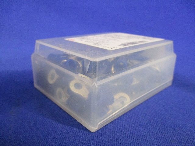 絶縁被覆付圧着端子 R形(100P) 青 TMEV2-4BLU-100