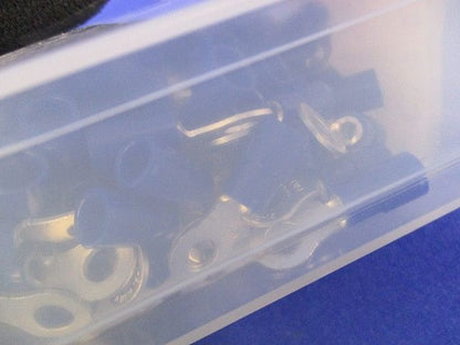 絶縁被覆付圧着端子 R形(100P) 青 TMEV2-4BLU-100