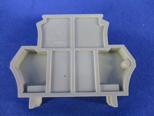二段式フィンガープロテクト端子台用側板(17個入)(ベージュ) FPW-20E
