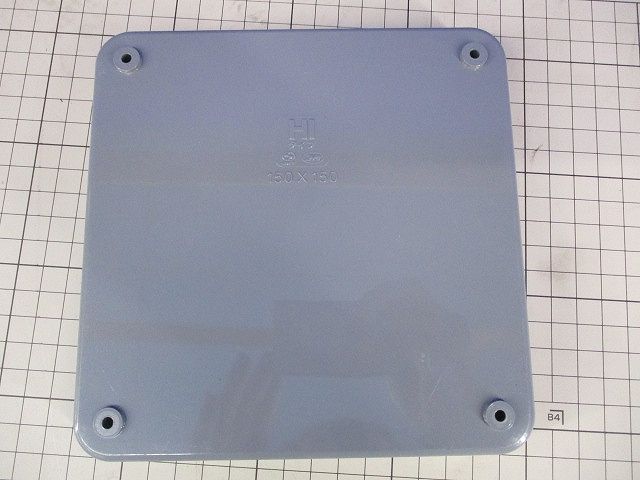 PB用防水カブセプレート(6個入)(グレー) PB1515KGHW