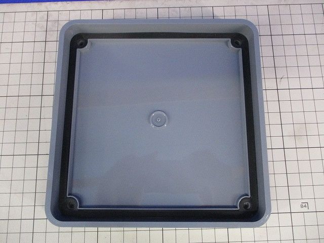 PB用防水カブセプレート(6個入)(グレー) PB1515KGHW