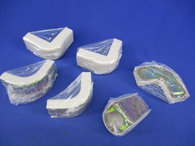 メタルモール付属品B型セット(混在6個入)(ミルキーホワイト) 型番混在