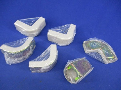 メタルモール付属品B型セット(混在6個入)(ミルキーホワイト) 型番混在