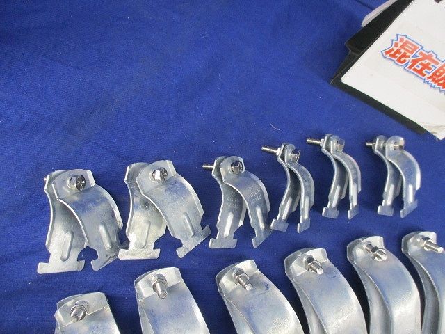 ダクタークリップセット(亜鉛)(混在12個入) DC63BP他
