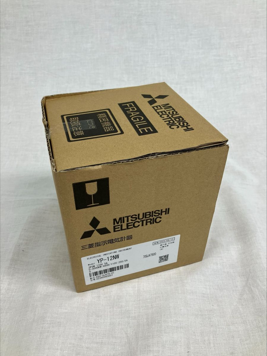 電力計 0-3000KW 6600/110V 250/5A YP-12NW 3P3W 110V 5A