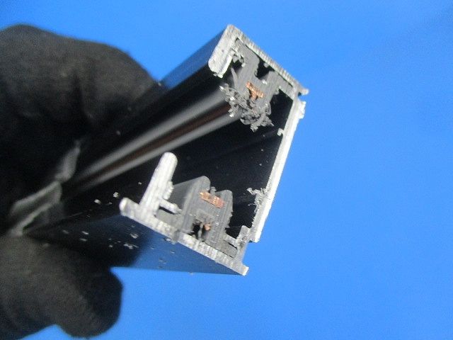 ライティングレール(切断品1.5m×2個入)(黒) NDR0214(K)