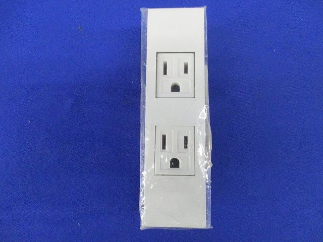 接地コンセントセット 2口 ピュアホワイト KAG-2509