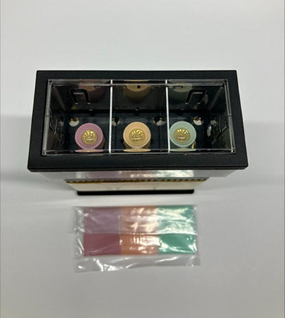 長角形記名表示灯 3灯用 緑/橙/赤/トランス付 AC200-220V LED  MDMHG483-2 GORE