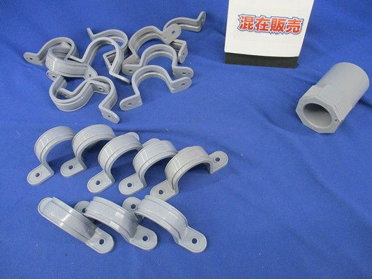VE管付属品セット(混在19個入)(グレー) S-36他