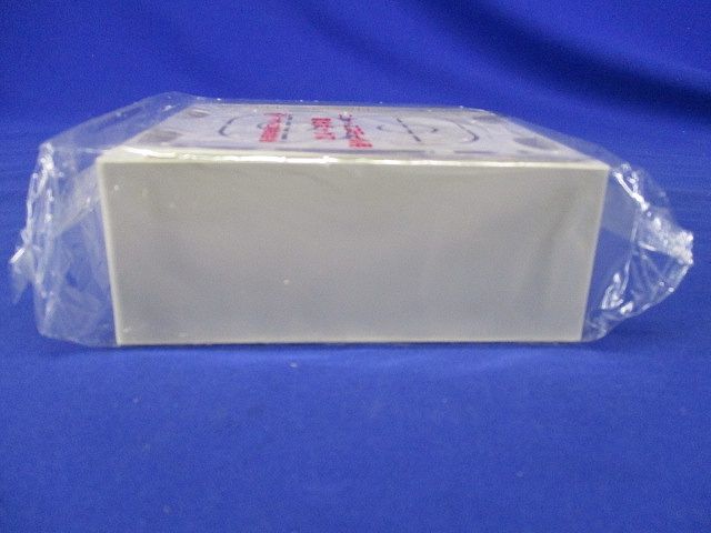 ニュー・エフモール付属品-露出ボックス(2個用・深型・ミルキーホワイト) SFBF23