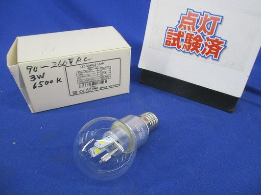 キャンドルランプ E17(昼光色)(点灯試験済) LB9517CD