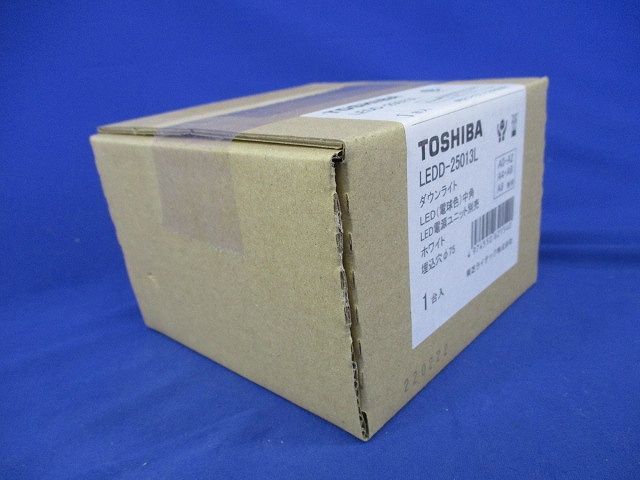 LEDダウンライトφ75(電球色)(新品未開梱) LEDD-25013L