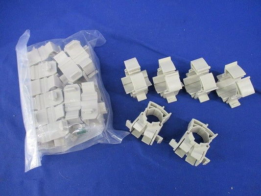 樹脂製ダクトクリップ 適合管(16個)(ベージュ) DC-16NJ