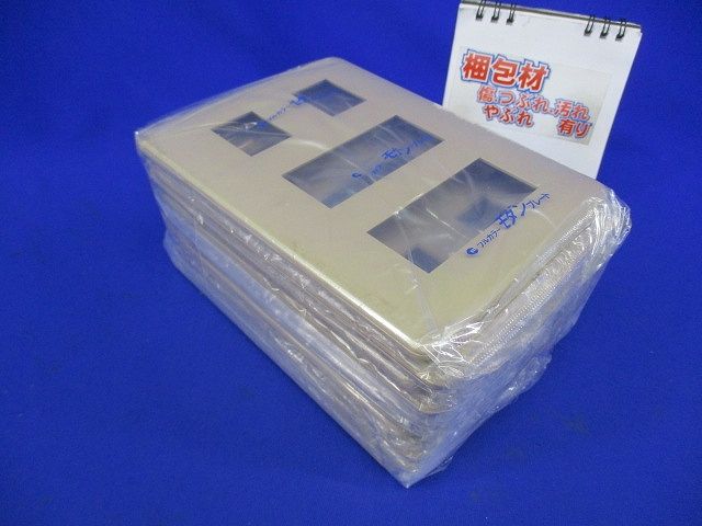 フルカラー モダンプレート8コ用(10枚入)(ダークベージュ)National WN6008