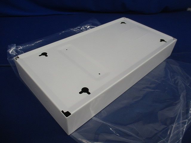 フラット型小型機器収容箱用 露出ボックス KSB-00RSDW(WHT)