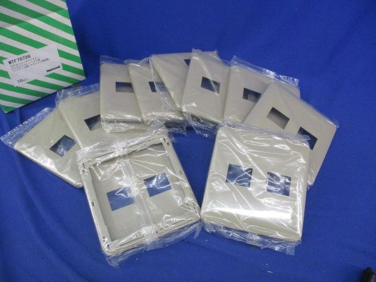 コンセントプレート2コ用(10枚入)(利休色)National WTF7072G