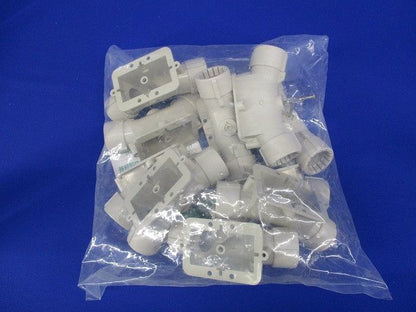 PF管用スクリュー釘付送りエンド(Gタイプ) ベージュ 10個入 MFSE-16WGK-10
