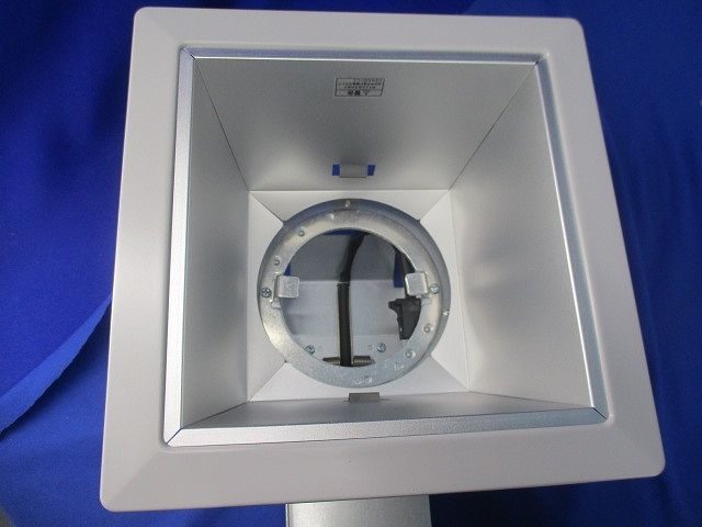 LEDユニット交換形ダウンライト角形(グレー系) LEDD-186000-LS9+LEEU-2006L-02