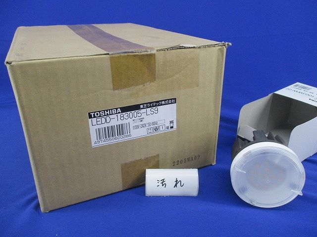 ユニット交換形ダウンライト(温白色) LEDD-183005-LS9+LEEU-1003WW-02