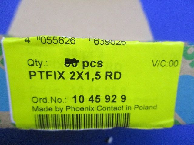 分岐ブロック PTFIX2X1.5RD(38個入)(赤) 1045929