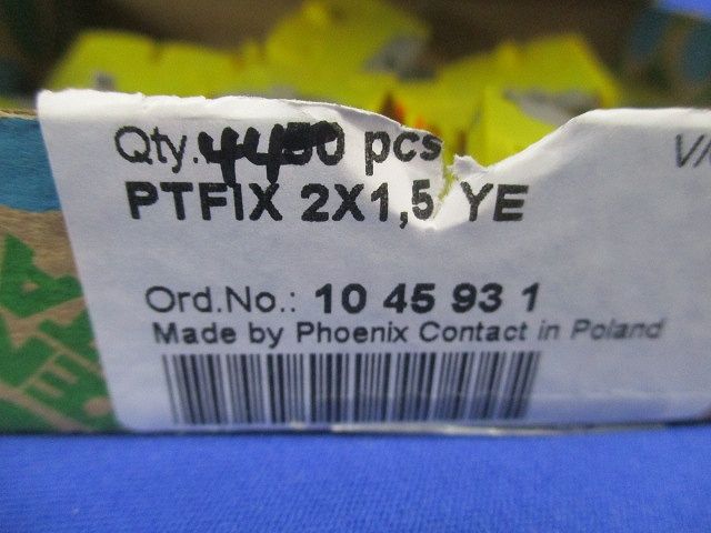 分岐ブロック PTFIX2X1.5YE(44個入)(黄) 1045931