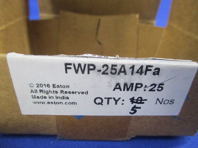 セラミックヒューズ(5個入) FWP-25A14Fa