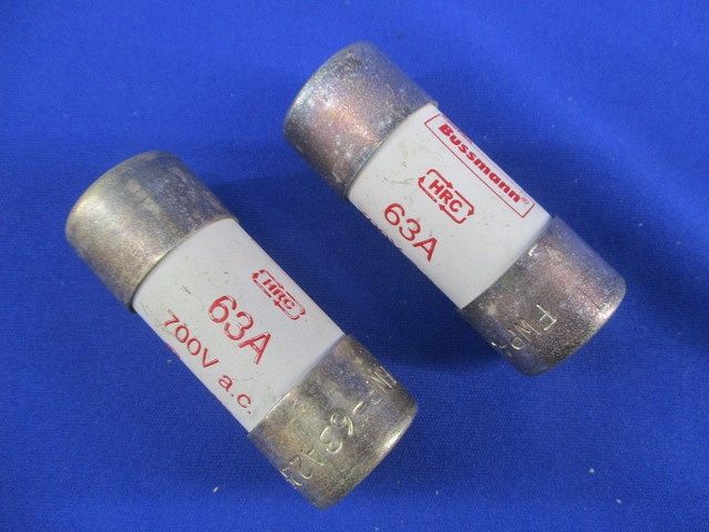 電圧保護用電子部品円筒形ヒューズ(2個入) FWP-63A22Fa