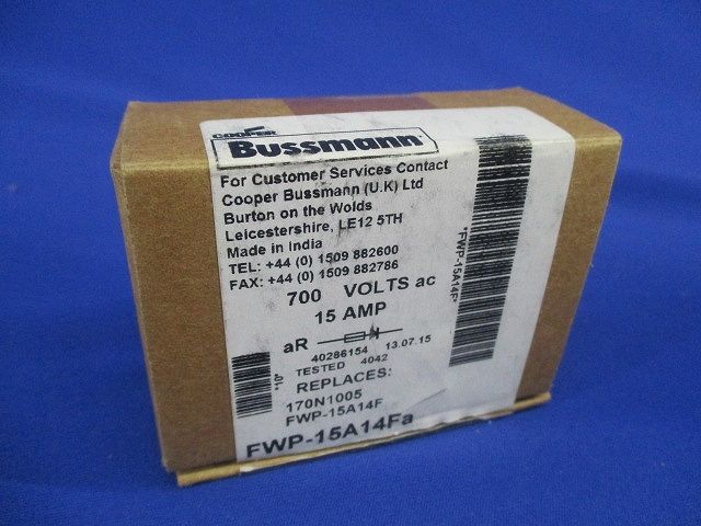 特殊ヒューズ(8個入) FWP-15A14Fa