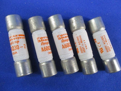 高速ブロー半導体カートリッジヒューズ(6個入) A60Q30-2
