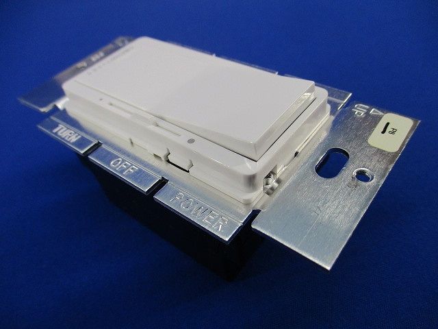 500ワット ライティングコントローラー 白熱灯専用(プレート付)(ホワイト) DV-503P-JA