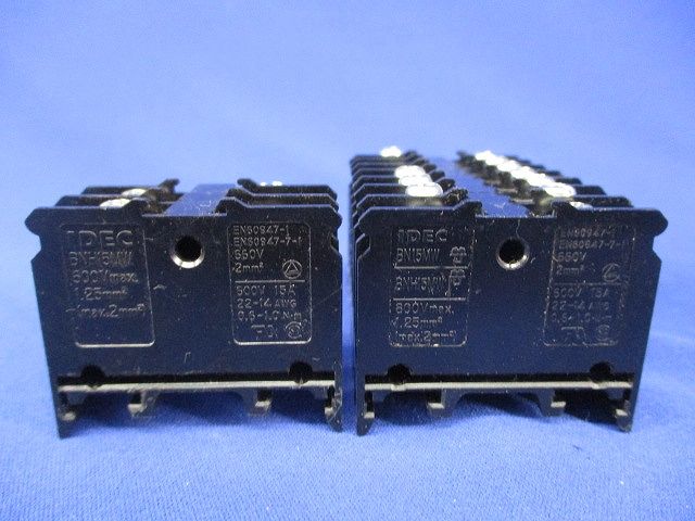 端子台エンドプレート混在セット(計52個入) BN15LWT他