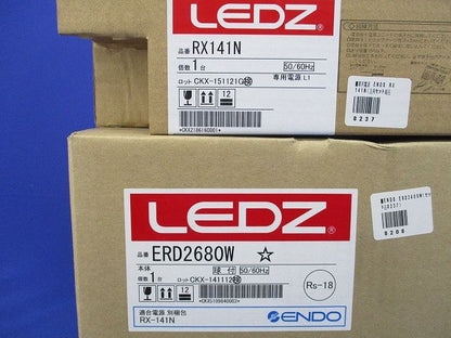 LEDベースダウンライト 電源ユニット付 ERD2680W+RX141N