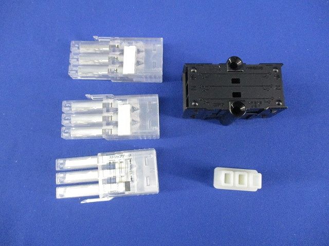 プラグコネクタ・ターミナルブロック分岐接続タイプ・防塵カバーセット(混在5個入) NPJB02-3P他