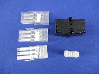 プラグコネクタ・ターミナルブロック分岐接続タイプ・防塵カバーセット(混在5個入) NPJB02-3P他