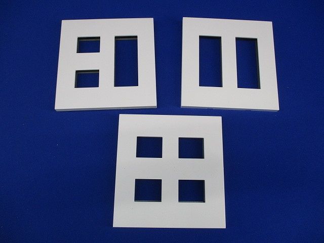 コンセントプレートセット(混在3枚入)(ピュアホワイト) NKP-3UF-2他