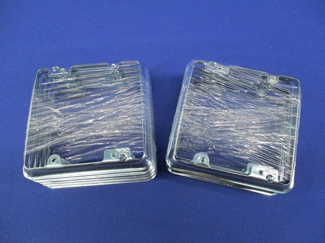 中型四角スイッチカバー2コ用(10個入) DS4711