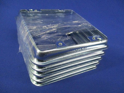 中型四角スイッチカバー2コ用(10個入) DS4711