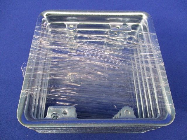 中型四角スイッチカバー2コ用(10個入) DS4711