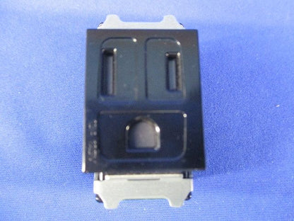 フルカラー埋込扉付接地コンセント ブラック WN11511B