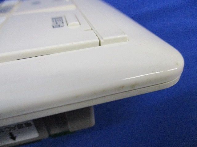 カラー玄関番コスモ3:5型通話副親機(キズ･汚れ･テプラ跡有)(ホワイト)(箱違い) WQD1571W