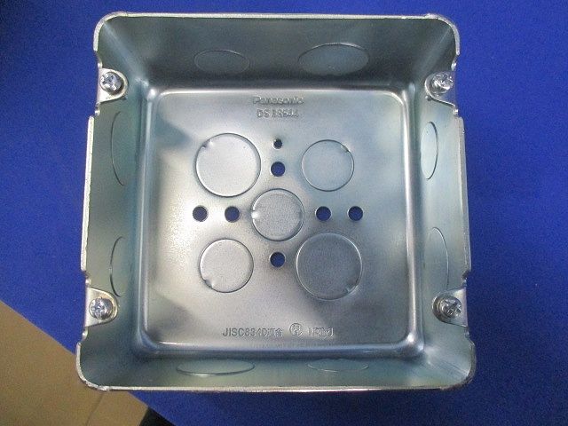 塗装大型四角アウトレットボックス(3個入) DS38544