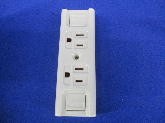 接地15A露出ダブルコンセント 仮設用 WK1512K