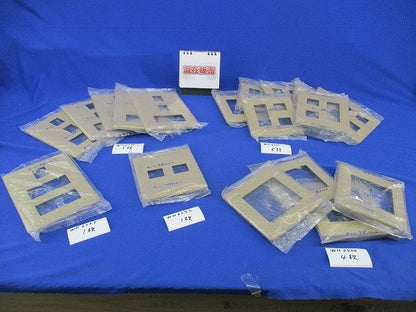 モダンプレートセット(混在19枚入)(ダークベージュ) WN6005他