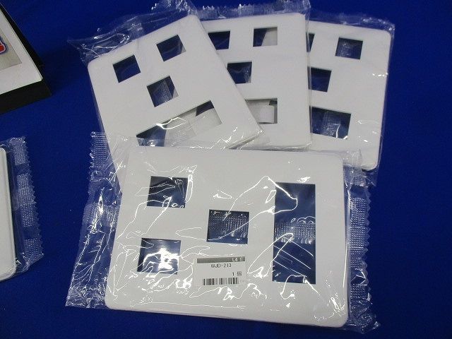 WIDEシリーズコンセントプレートセット(混在6枚入)(ホワイト) WJD-213他